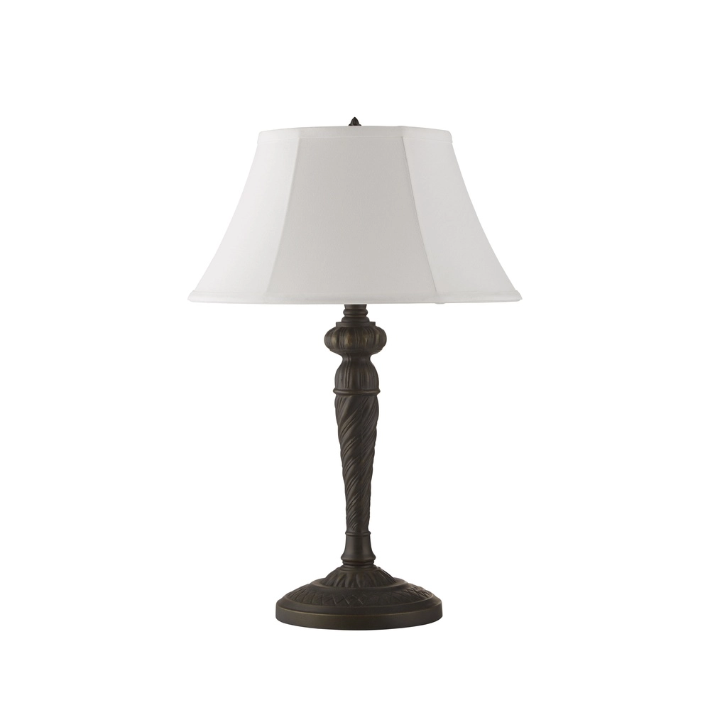 Lampe de table classique Amy laiton antique 53cm