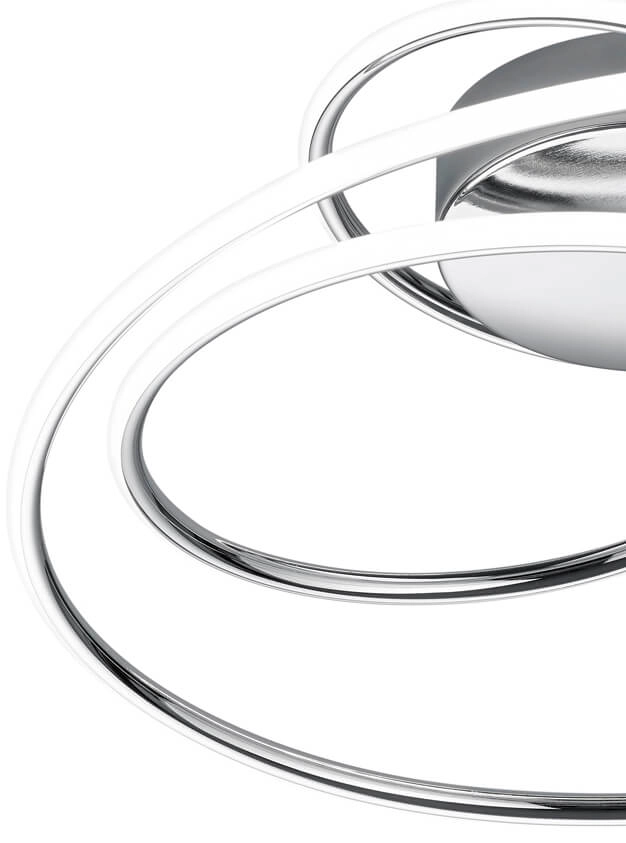 Plafonnier LED Bologna chrome Trio 4017807525625