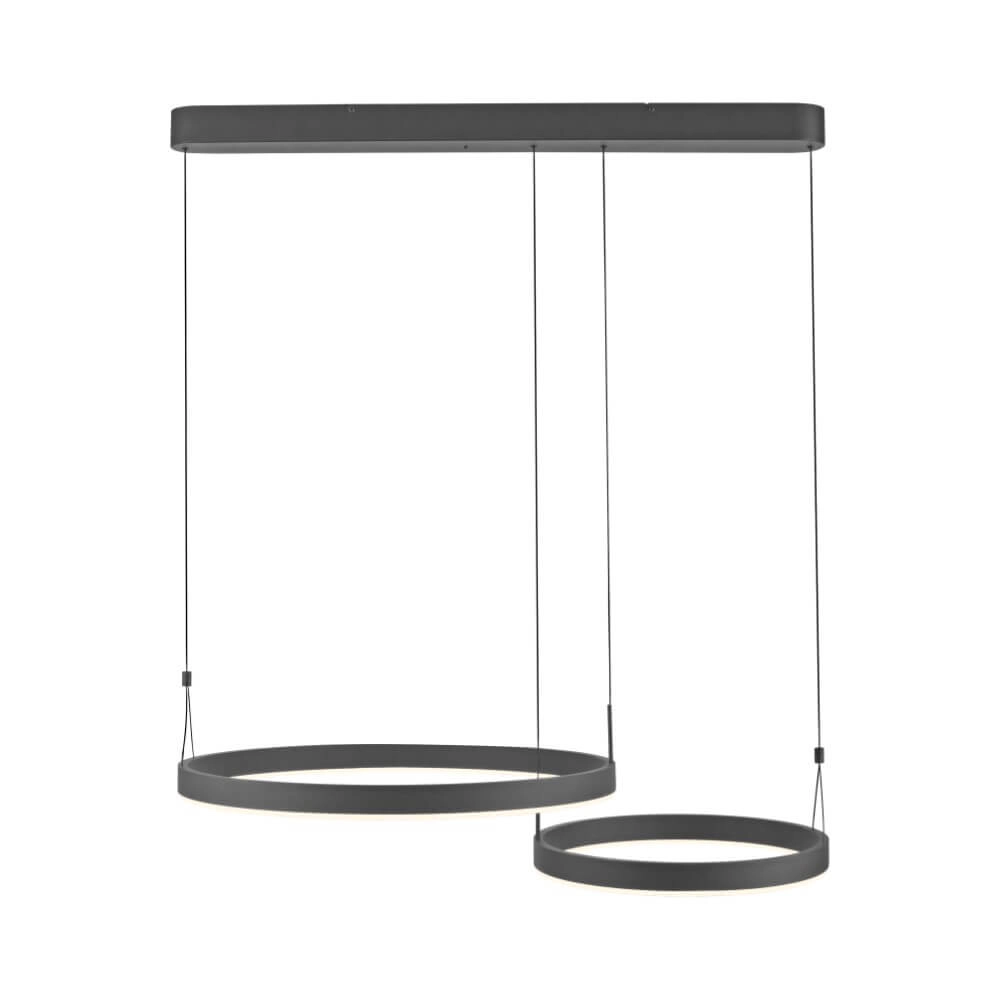Lampe suspendue design Esko noir Paul Neuhaus 4012248384565
