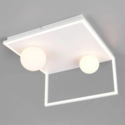 Lampe de plafond à design Arola Blanc
