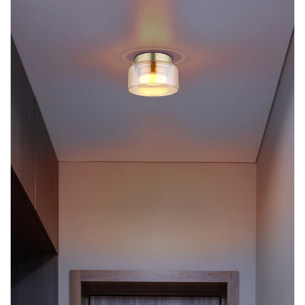 Lampe de plafond à design Higgins Or Globo 9007371525812