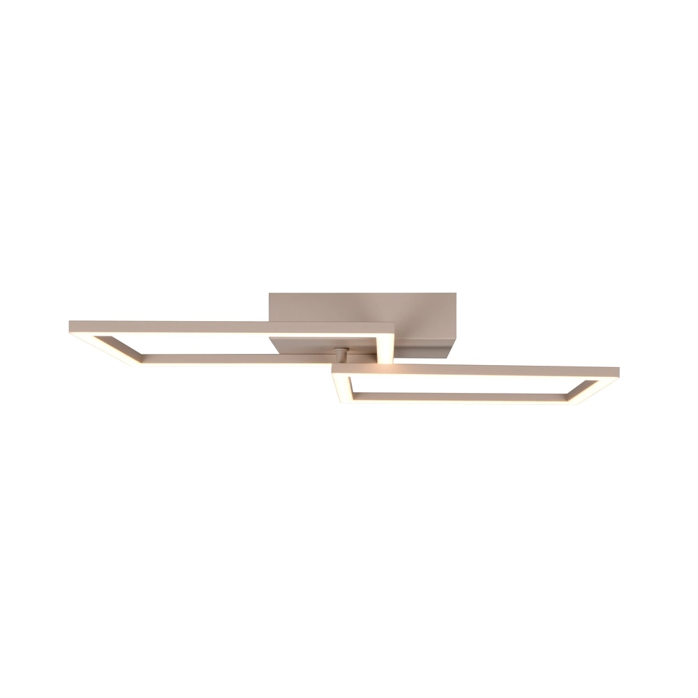 Lampe de plafond moderne Trail 60 cm brun sable Trio 4017807713572