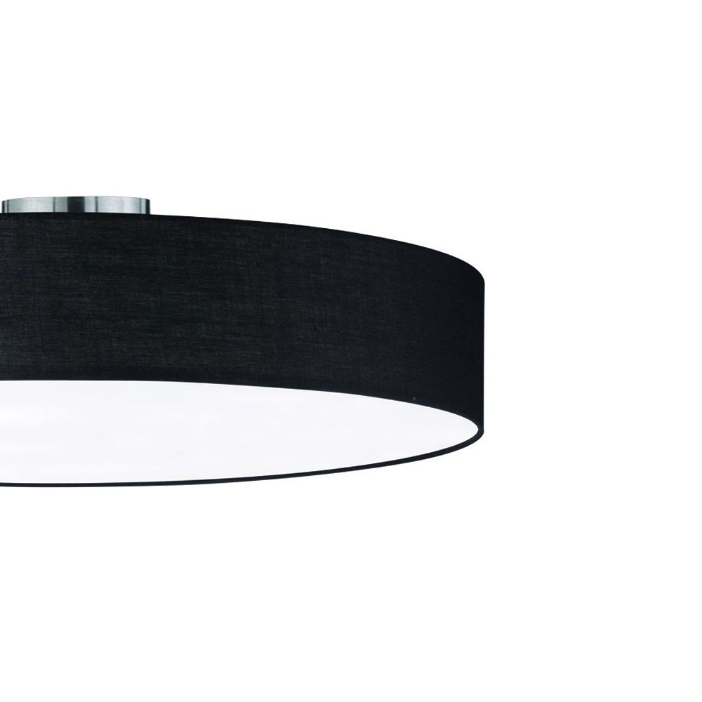 Lampe de plafond Hotel 65 cm noir Trio 4017807369304