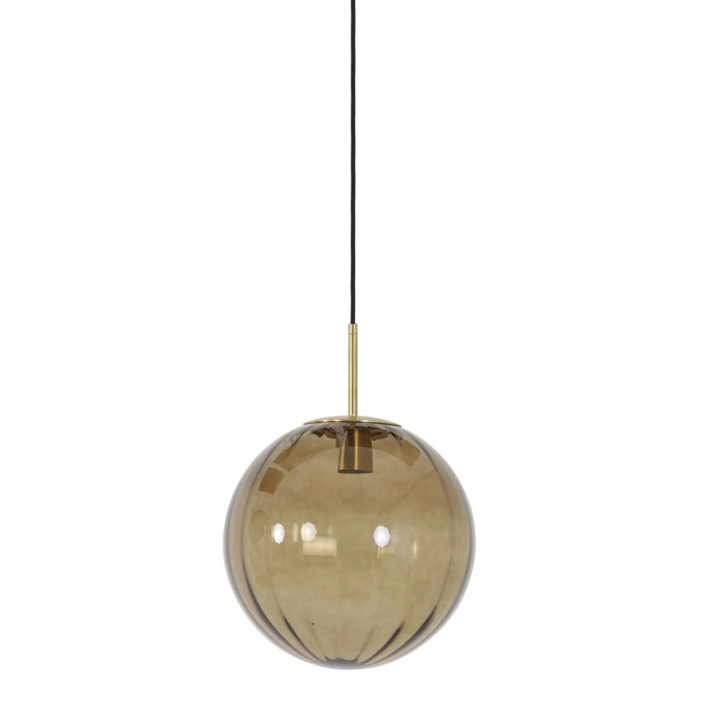 Lampe suspendue Magdala Ø 30 cm d’ambre