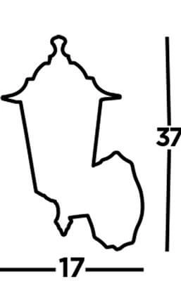 Lampe d'extérieur classique Alex capteur de mouvement Searchlight 5053423206202