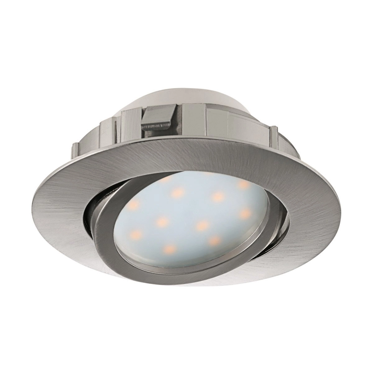 Spot de plafond LED Pineda Round 6w - 3000K - 8,4cm nickelé