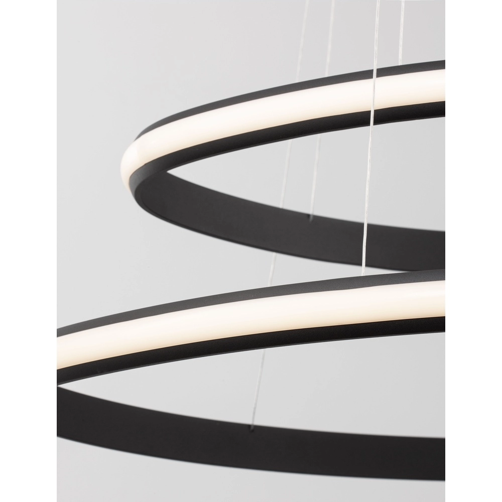 Suspension design Aries noir Ø 59cm Lyora 5212017419835