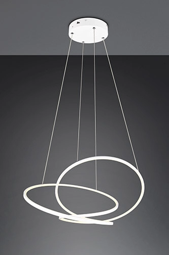 Lampe suspendue Vide Darvin blanc - 75cm Trio 4017807616064