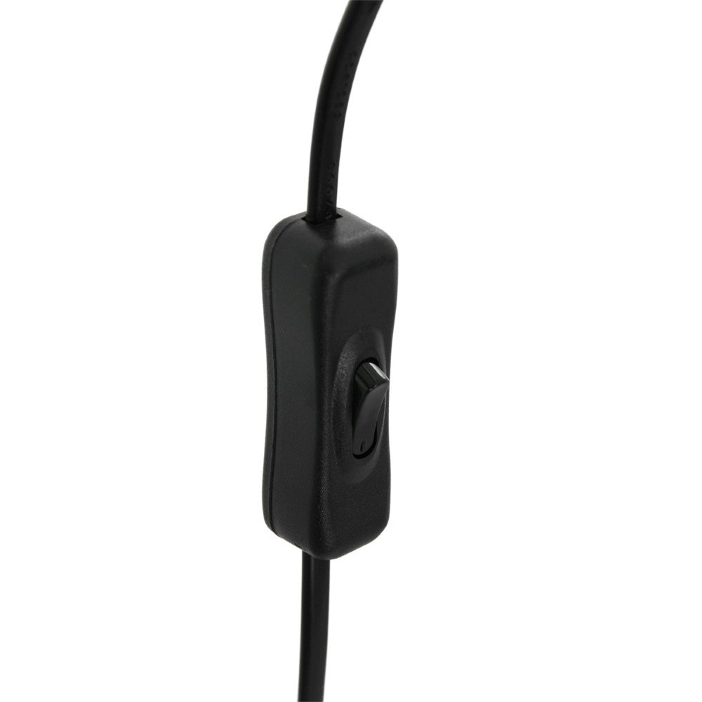 Lampe de table en verre Reflexion 15cm noir avec verre fumé Steinhauer 8712746132618