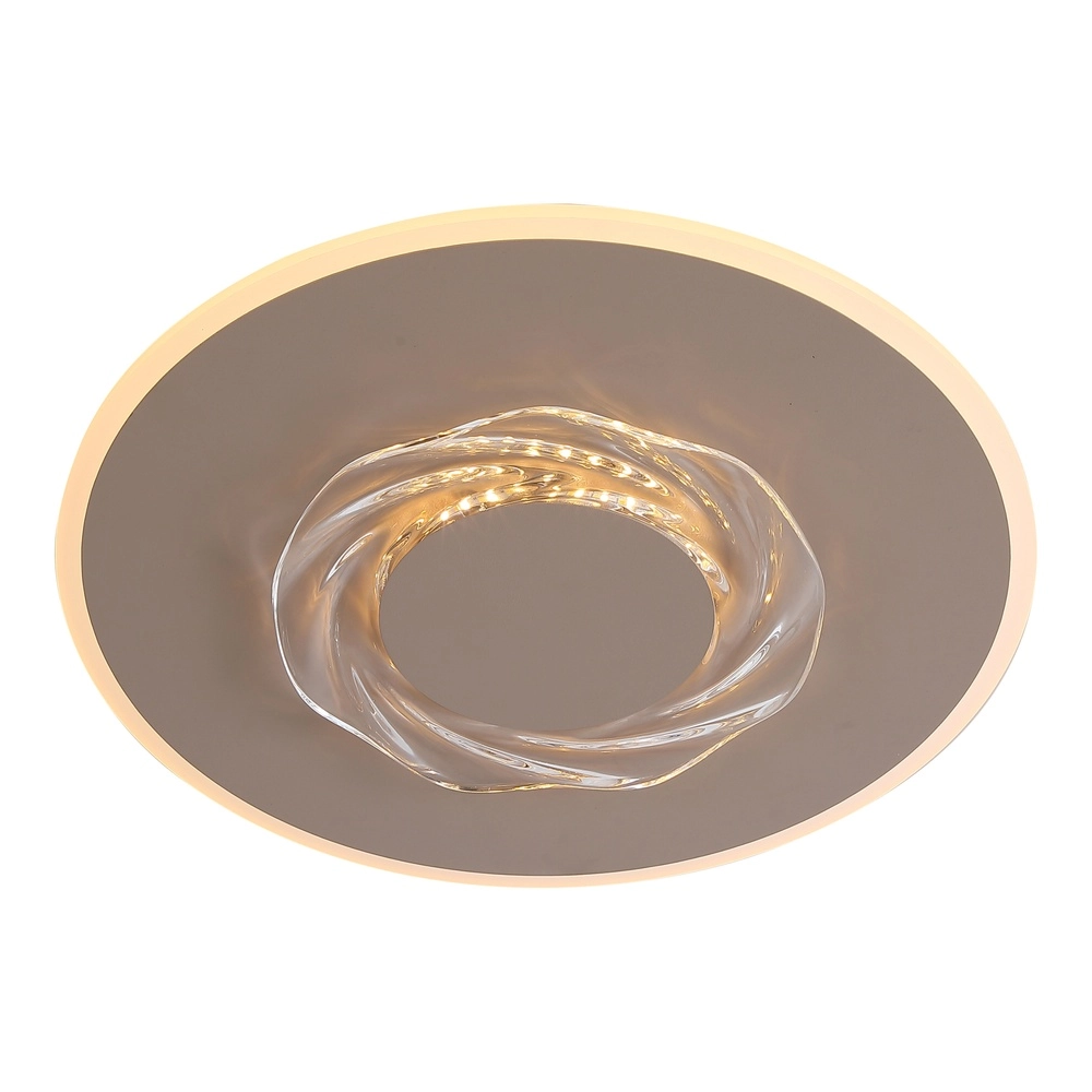 Éclairage de plafond moderne Wreath brun sable