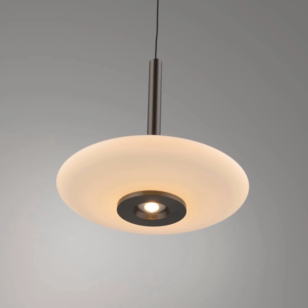 Lampe suspendue 3 lumières Pure Vitrum marron de créateur Paul Neuhaus 4012248382639