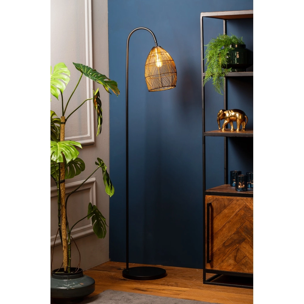 Lampe de pied Meya Noir Light & Living 8717807333287