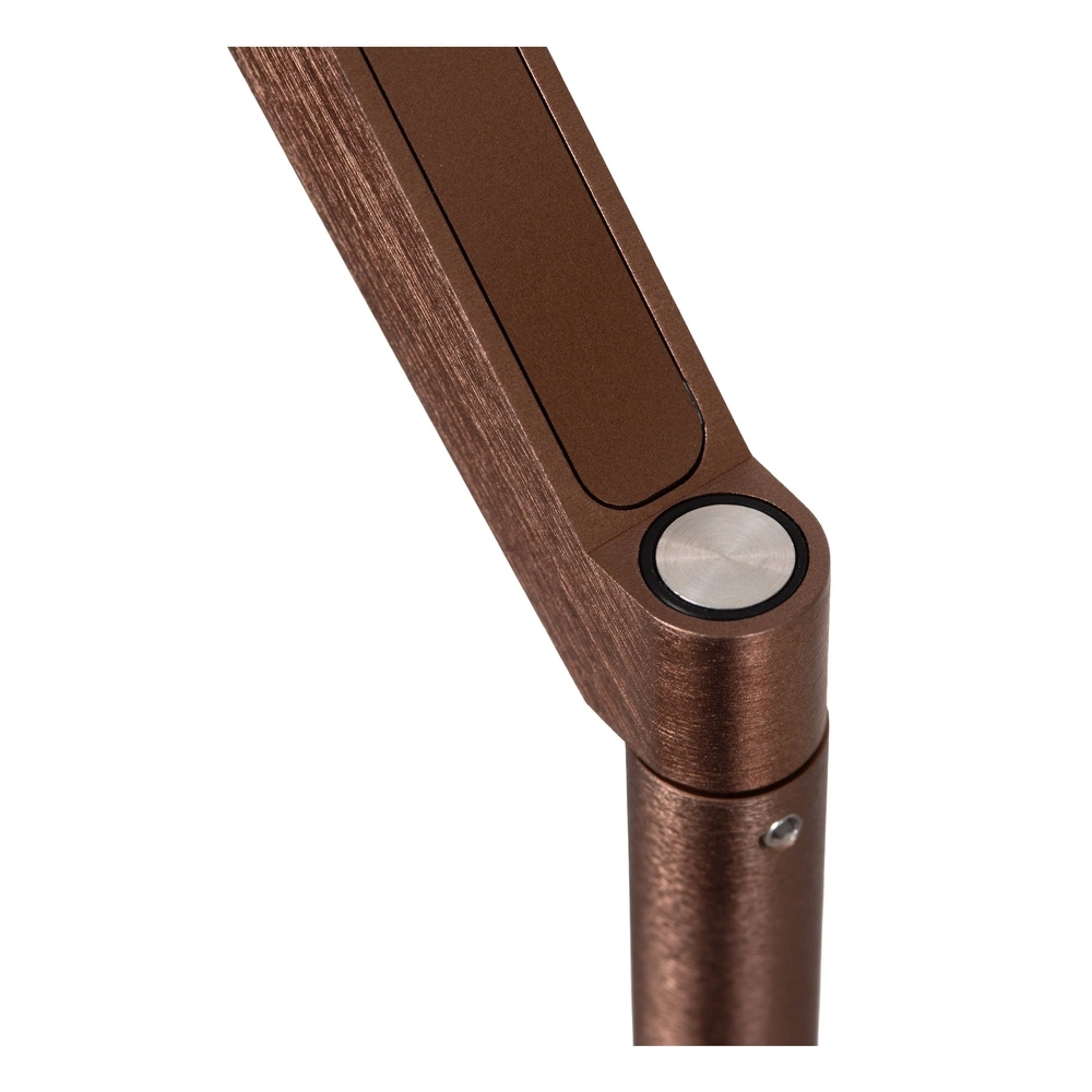Lampe de pied élégante avec lampe de lecture Applause Cuivre brossé - LED Premium by Lucide 5411212221872