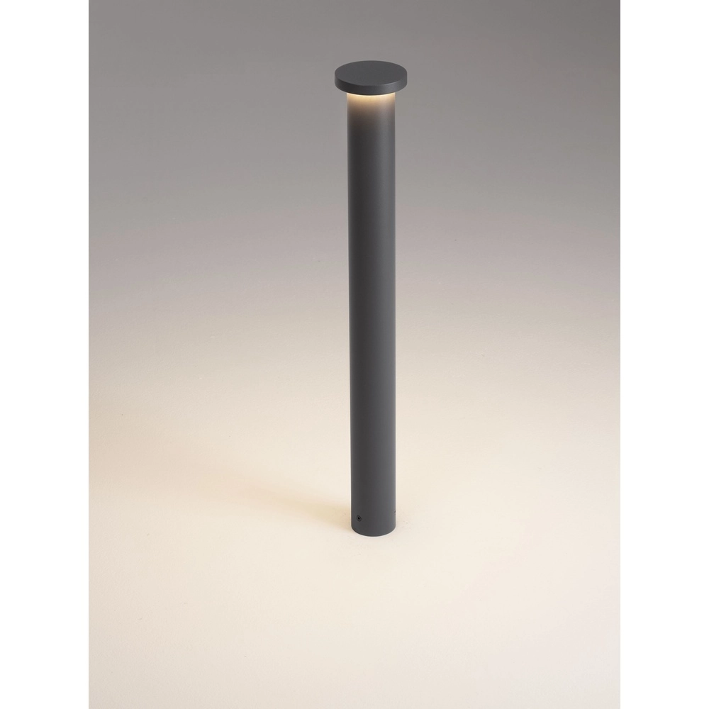 Éclairage de chemin moderne Bast gris foncé 65cm - 2700K Lyora 5212017497635