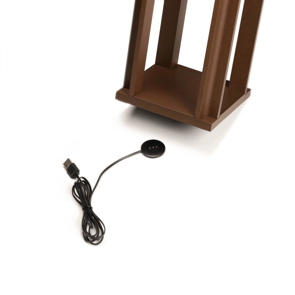 Lampe de table marron rouille Cannes KonstSmide 7318307819977