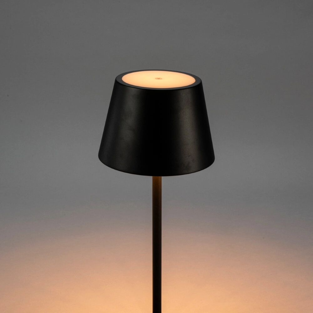 Lampadaire rechargeable Pomezia Medium noir KonstSmide 7318307841756