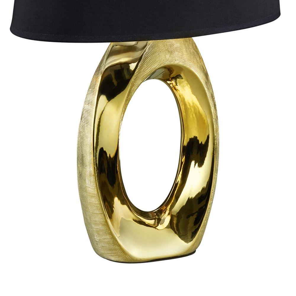 Lampe de table Taba 52 cm doré avec noir Trio 4017807377507