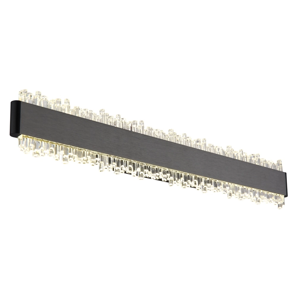 Lampe murale noire Stalagmita 48 cm