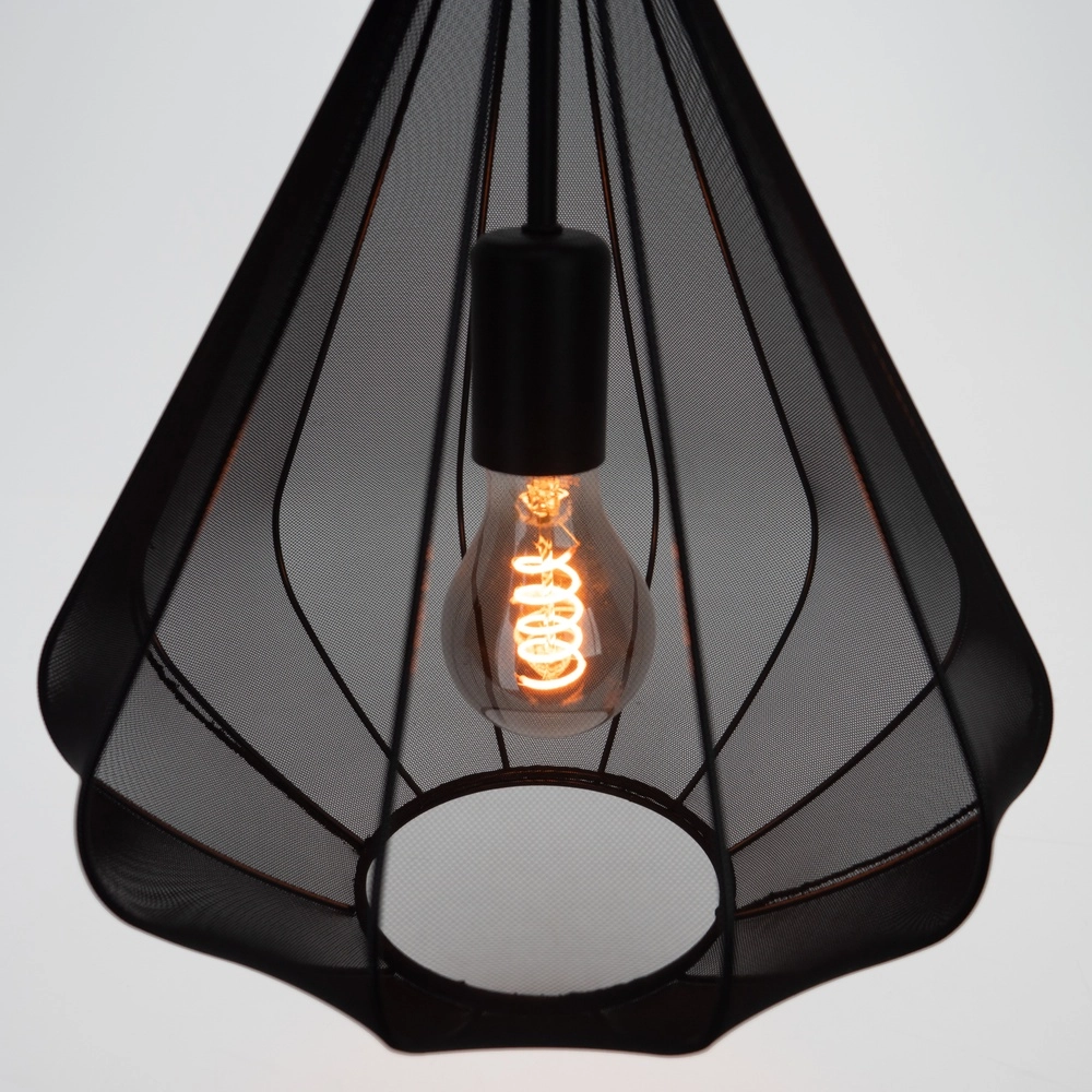 Lampe pendante Ø 33cm Dolwen Noir - Japandi Eglo 9002759439941