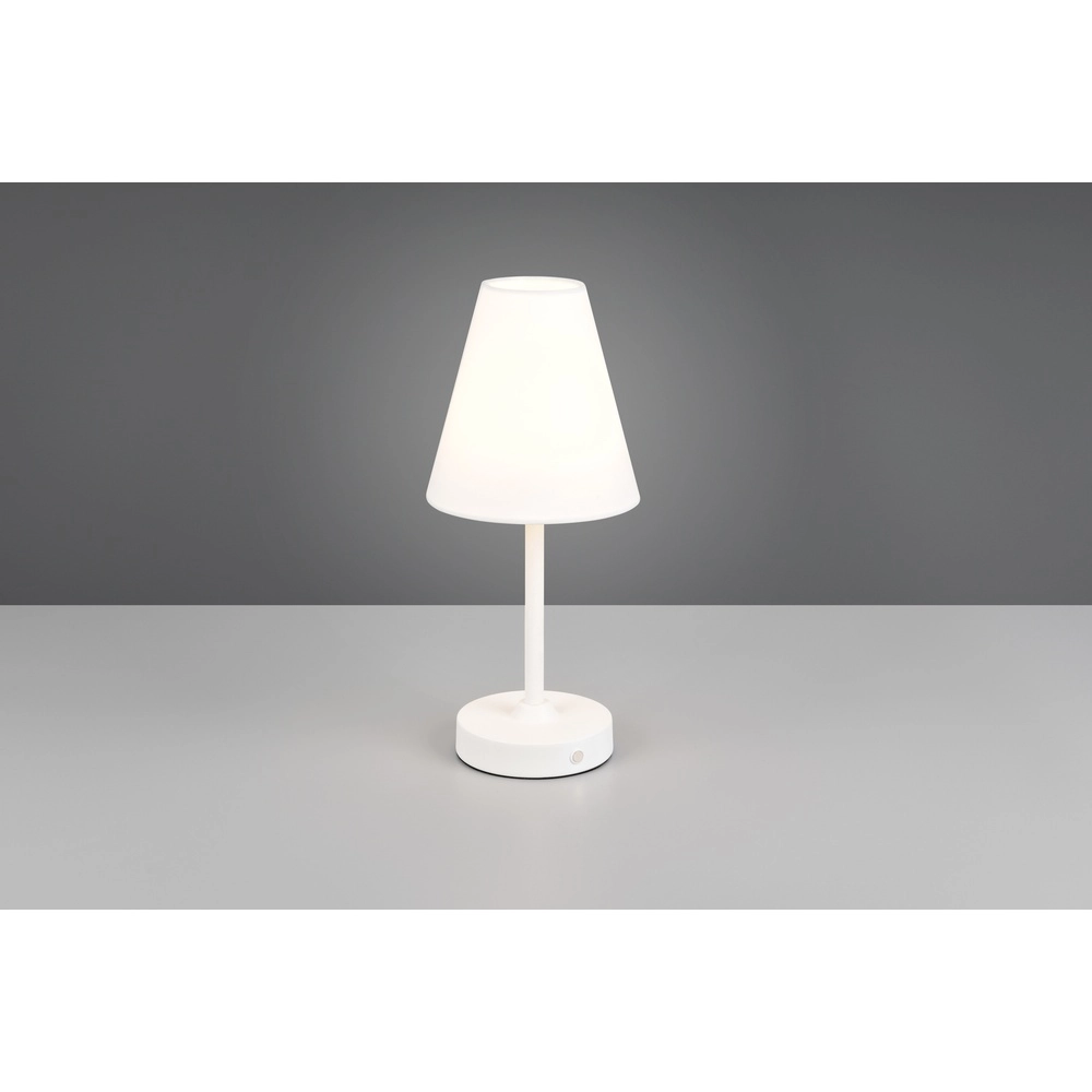 Lampe de table Kenny blanc avec capuchon blanc Trio 4017807654783
