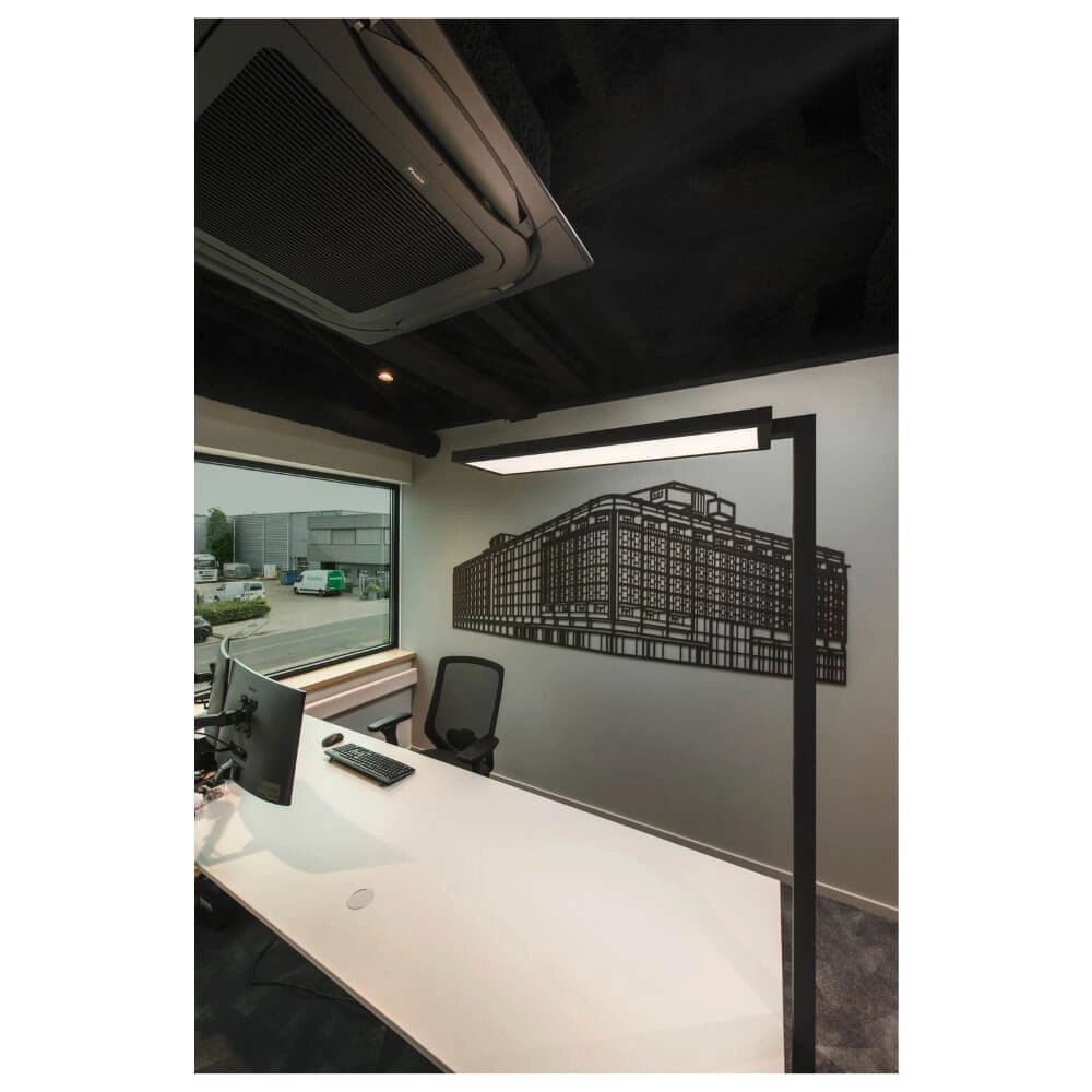 Lampadaire de bureau LED Worklight Pro noir - simple SLV 4024163278003