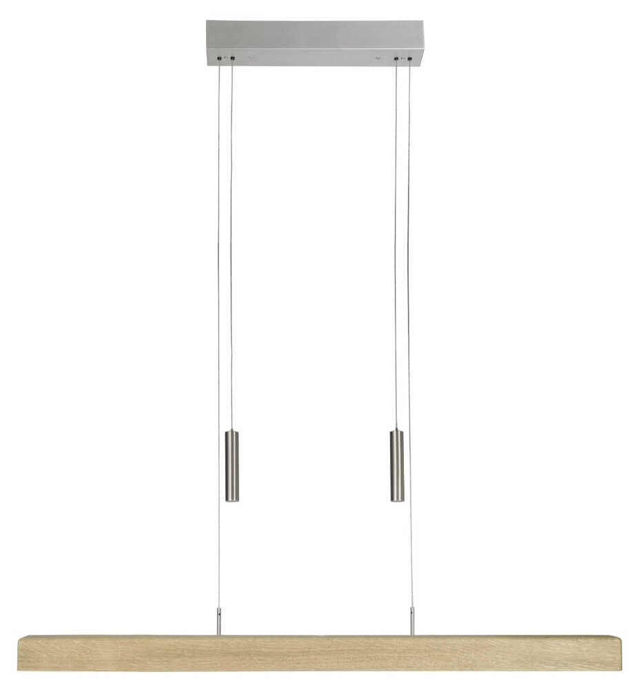 Lampe suspendue Leonora 85 cm - chêne nature