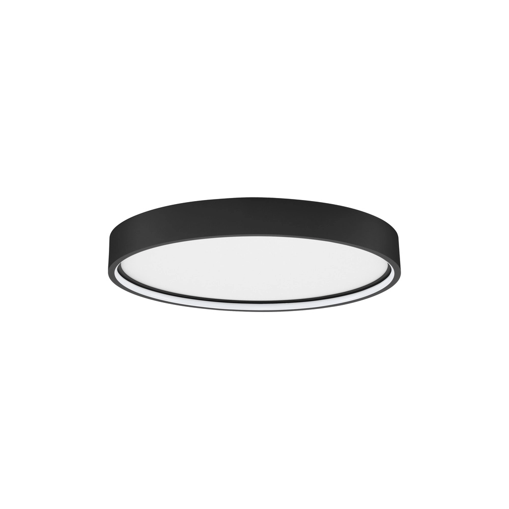 Plafonnier rond Olaf noir Ø 45cm