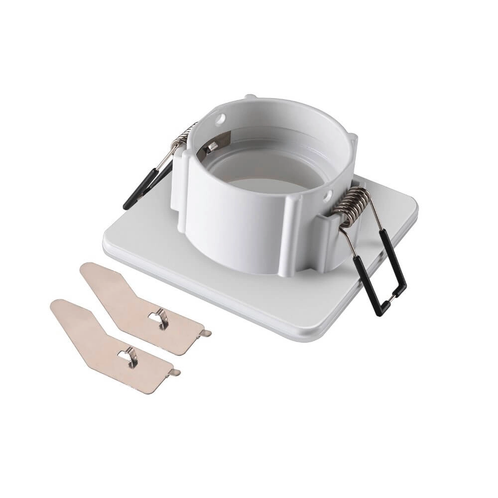 Anneau de montage New Tria 68 IP65 carré blanc - sans raccord SLV 4024163276504