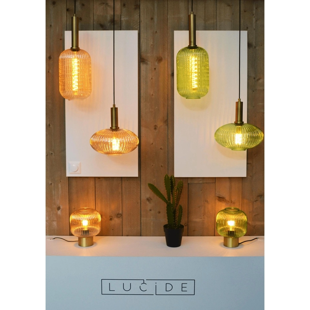 Lampe de table Maloto Ø 20cm vert Lucide 5411212451248