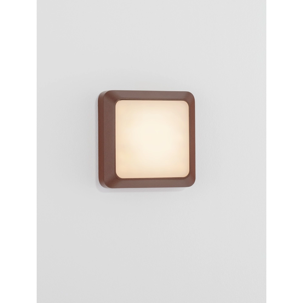 Applique murale carrée Appia Brun rouille Lyora 5212017449597
