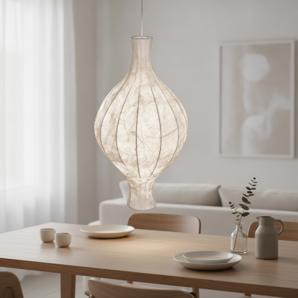 Suspension blanche Seda Ø 35cm