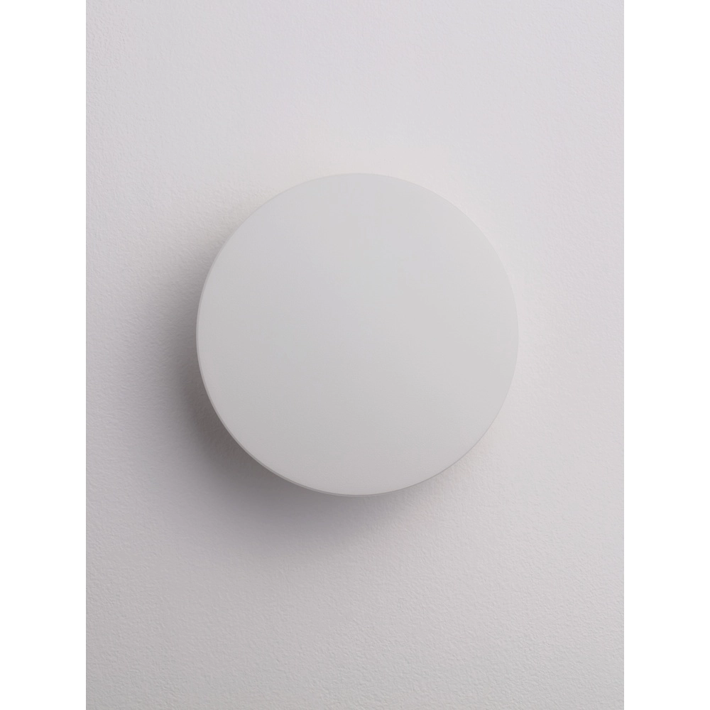 Applique murale ronde Copper blanc Ø 13,5cm Lyora 5212017447319