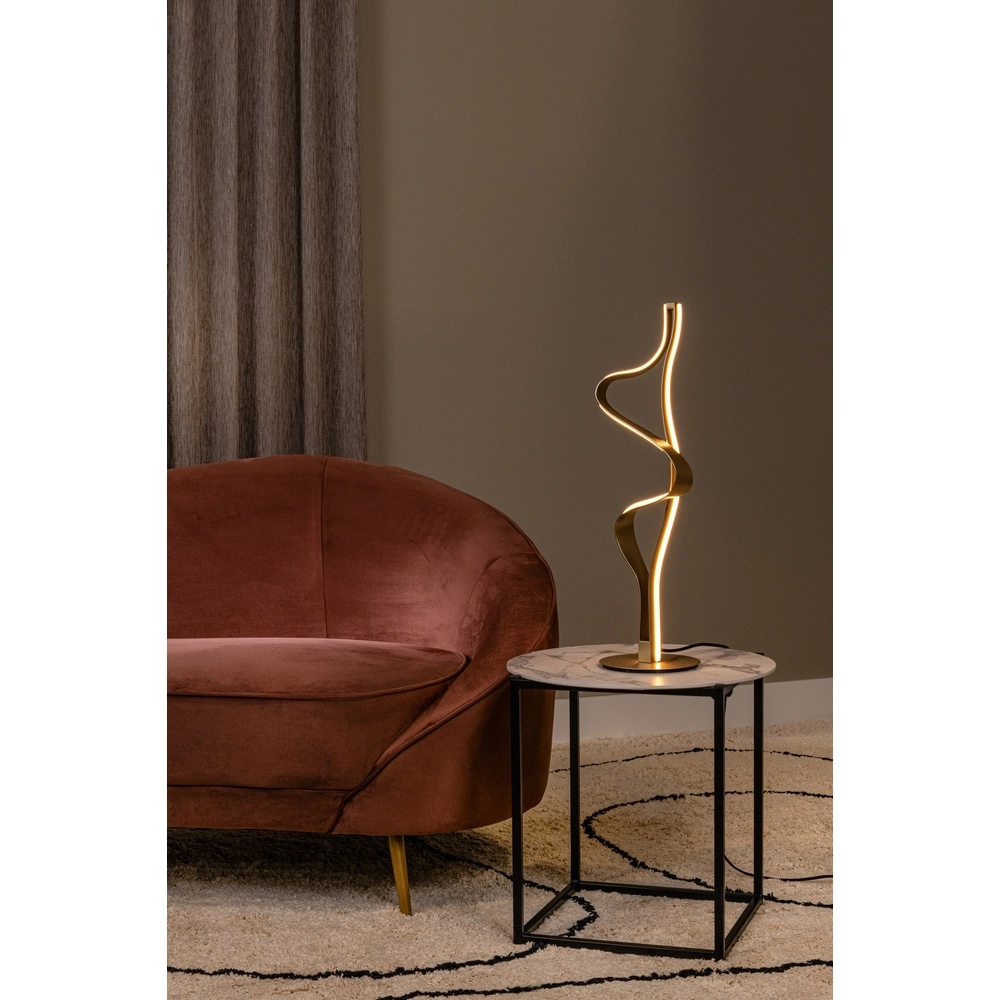 Lampe de table Lambada Curl Gold Premium by Lucide 5411212520876