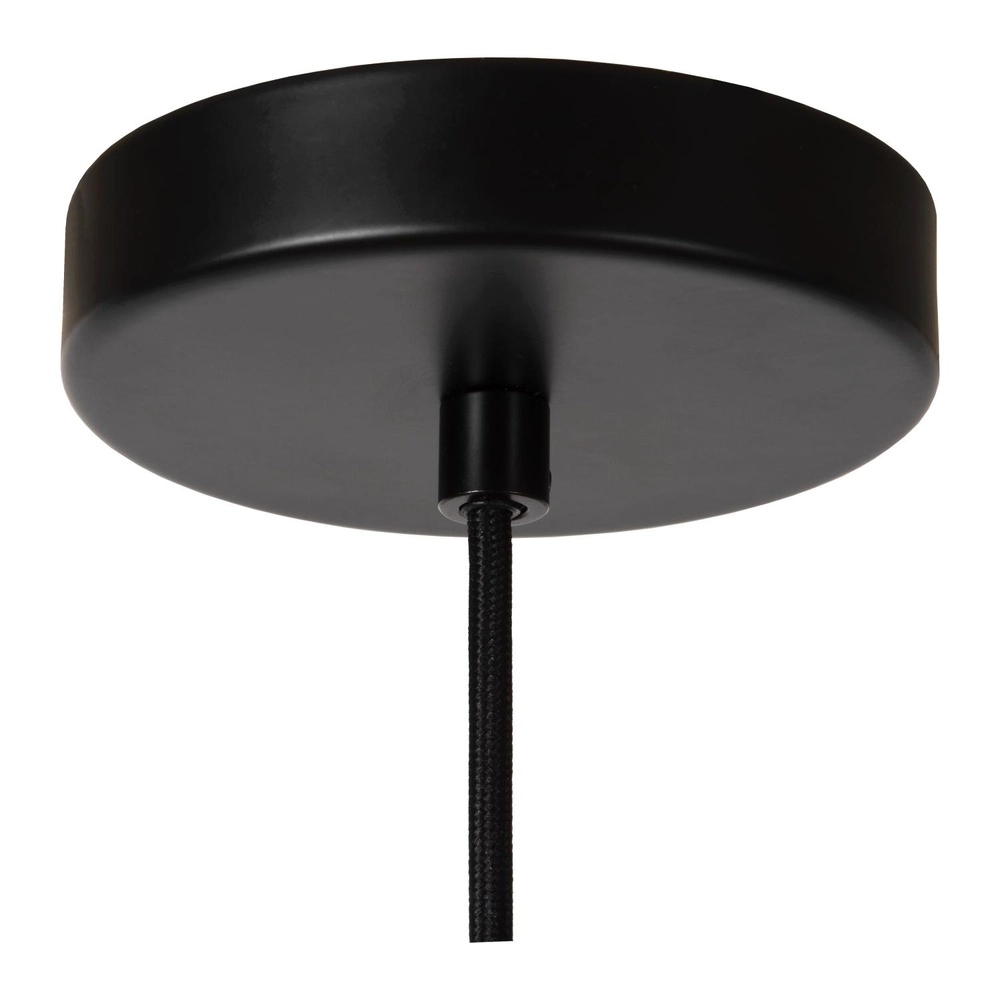 Lampe pendante noire Eloise 1-lumière Ø 21cm Lucide 5411212452450