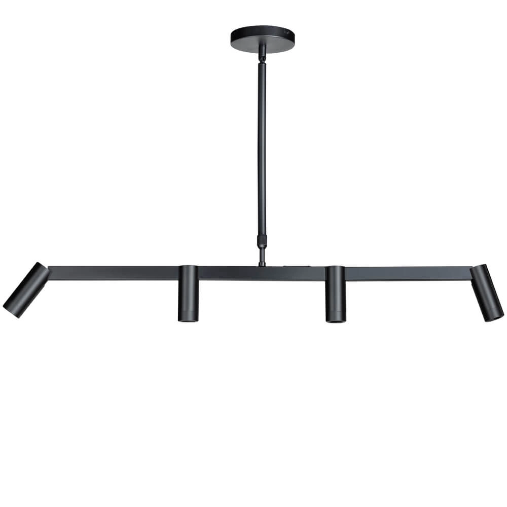 Lampe de table à manger élégante Miller 4 lumières noir ETH 8720195303077