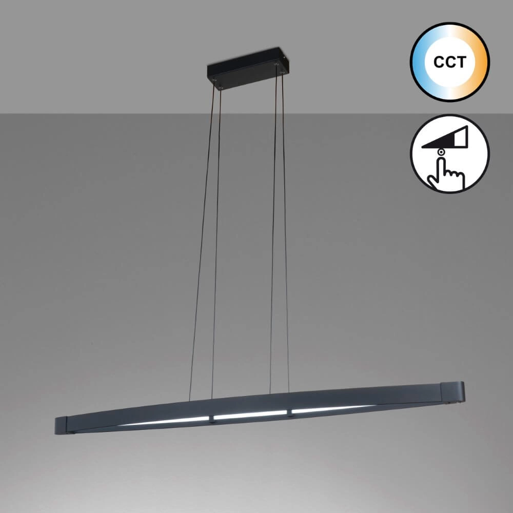 Lampe suspendue design Fenga noir Fischer & Honsel 4003694610681