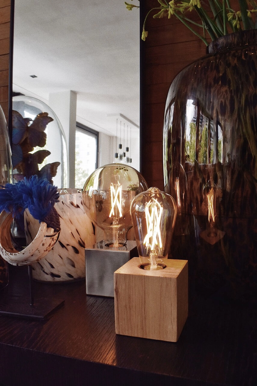 Lampe de table en bois Calexa Circle 8712879148029