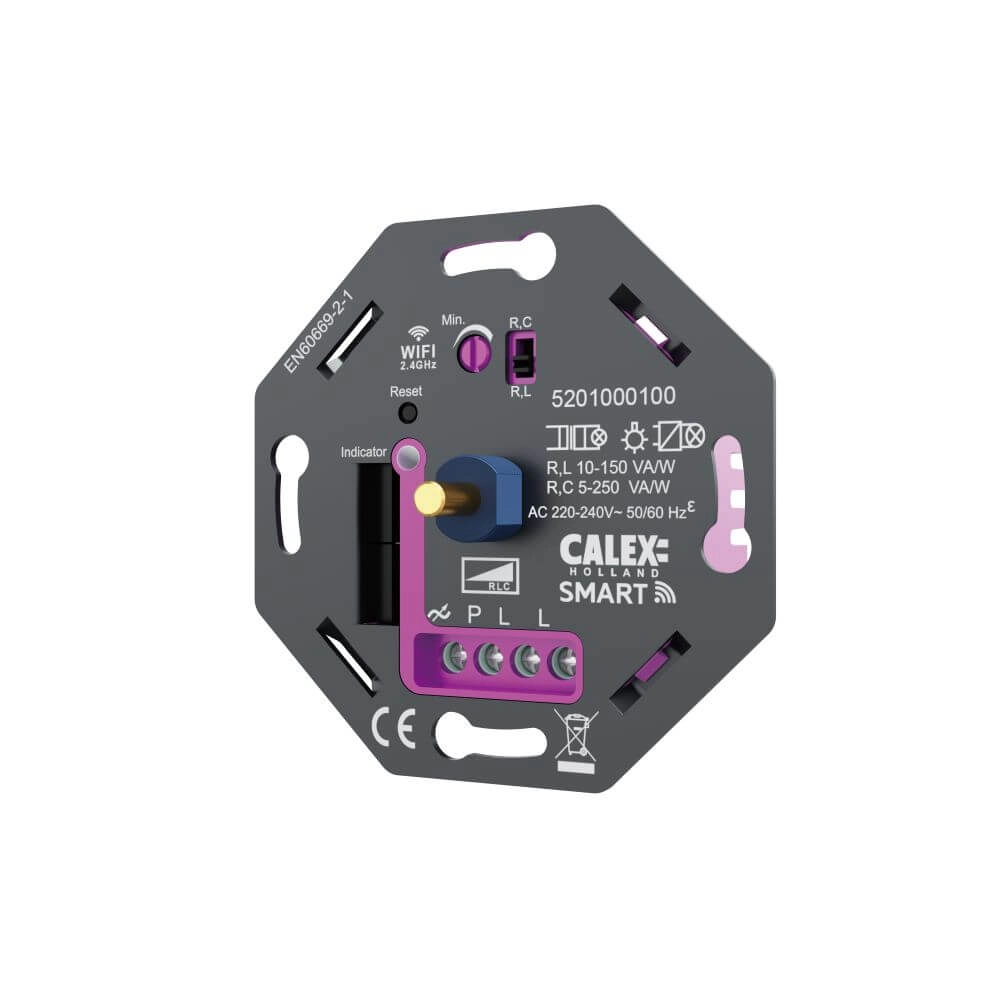 Intelligent RC inbouwdimmer 5-250W Intelligent RC inbouwdimmer 5-250W