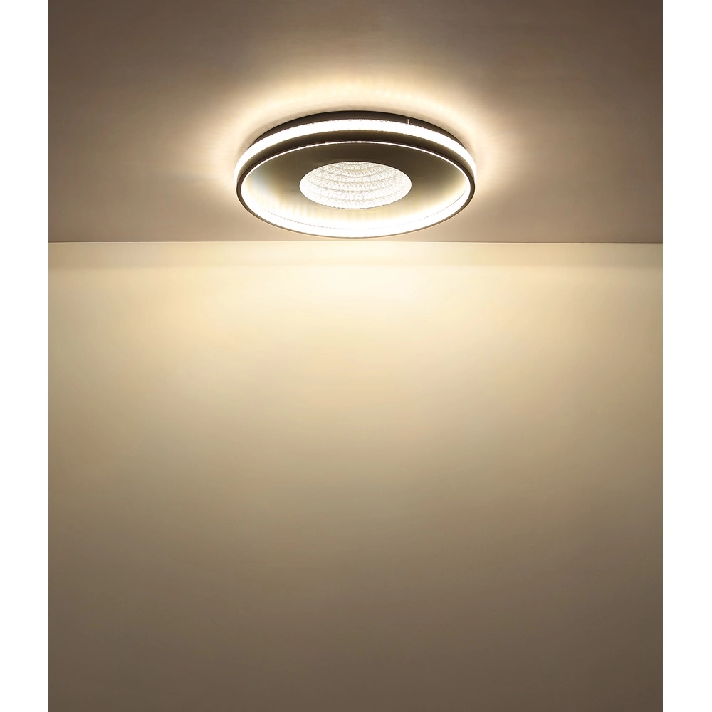 Éclairage de plafond Shirley noir avec du cristal Globo 9007371575299