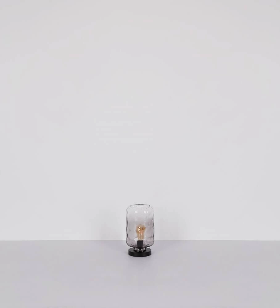 Lampe de table design Darina verre de fumée Globo 9007371449521