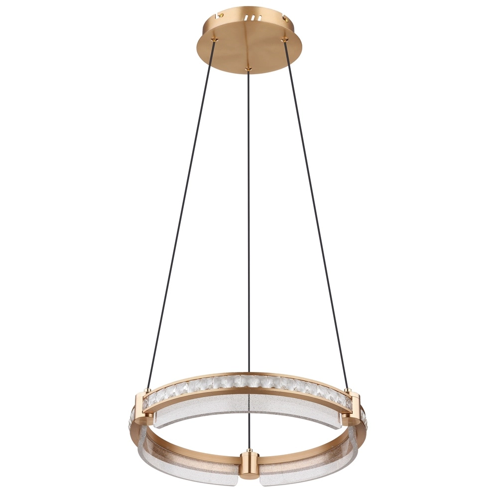 Lampe suspendue Blondie Ø 40 cm d’or Globo 9007371449460