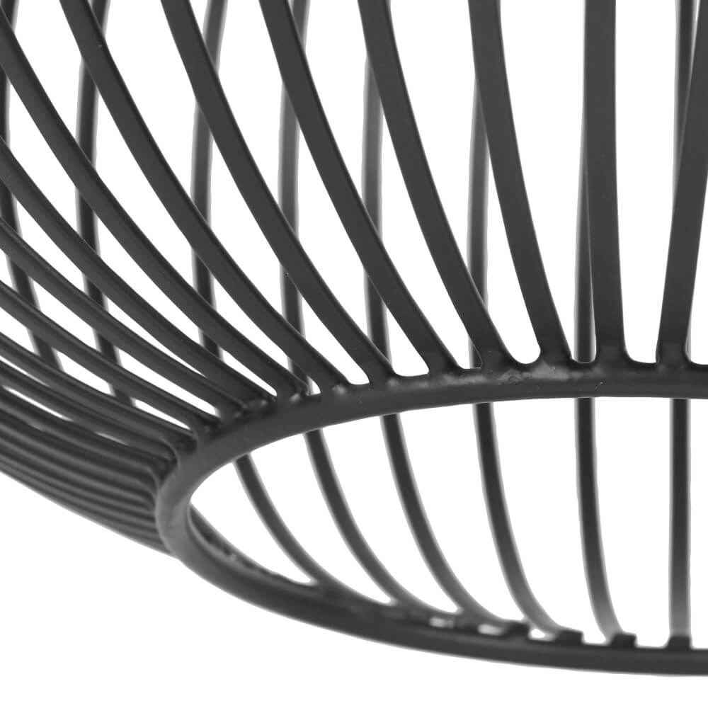 Lampe suspendue en fil de fer Gila Ø 33 cm - noir Trio 4017807617535