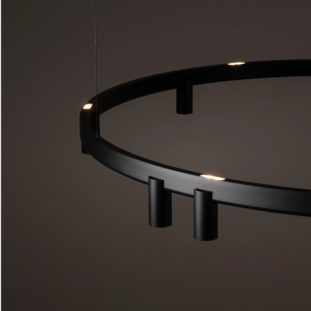 Lampe pendante de conception Fourty noir Ø 116cm Lyora 5903139122887