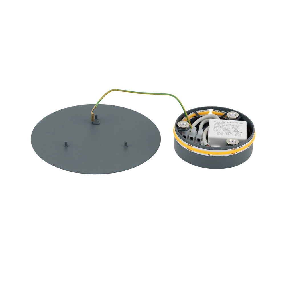 Lampe murale de conception Ring bleu umbra Ø 15cm Lyora 5903139126663