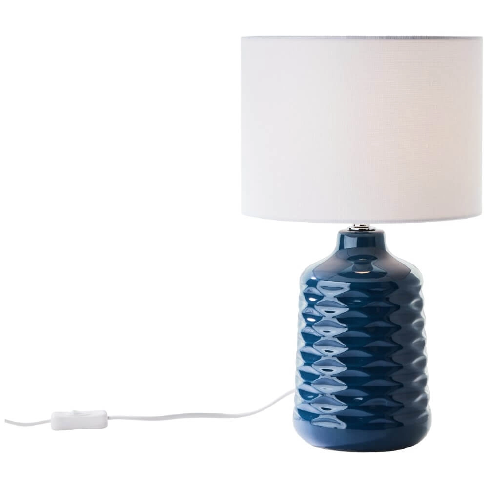 Lampe de table Ilysa bleu avec du blanc Brilliant 4004353412387