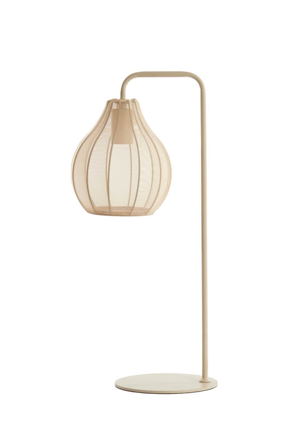 Lampe de table crème Elati Ø 20cm japandi Light & Living 8717807702694