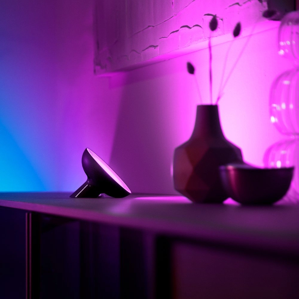 Luminaire noir Hue Bloom Philips 8718699771126