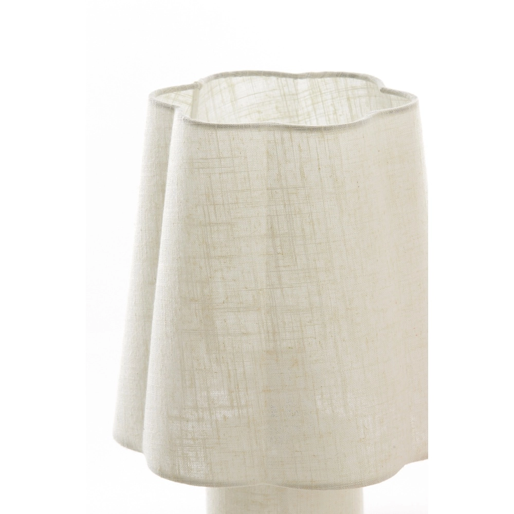 Lampe de table Musaby Forme organique - Lin naturel Light & Living 8717807784249