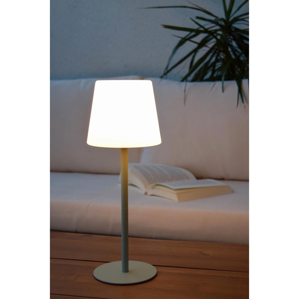 Lampe de table rechargeable Tyon Vert Lucide 5411212134752