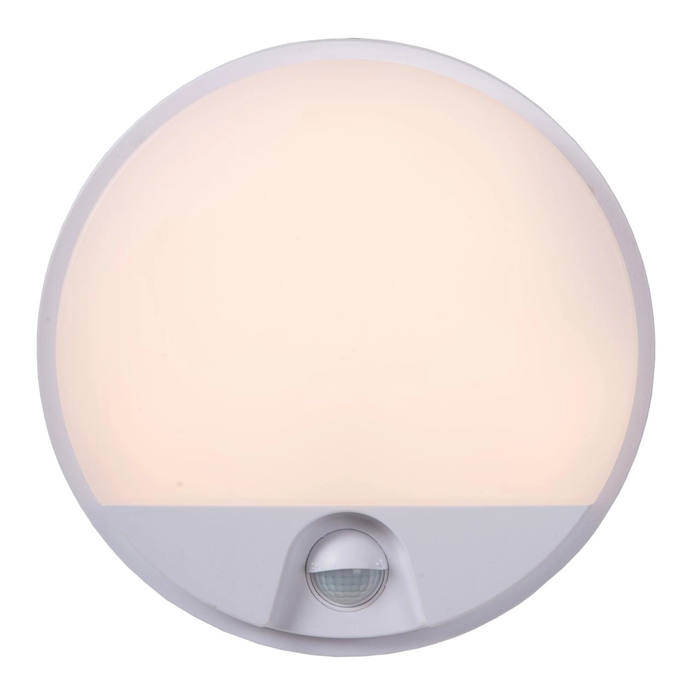 Lampe murale élégante Hups Ir Ø 21cm blanc avec capteur Lucide 5411212221582